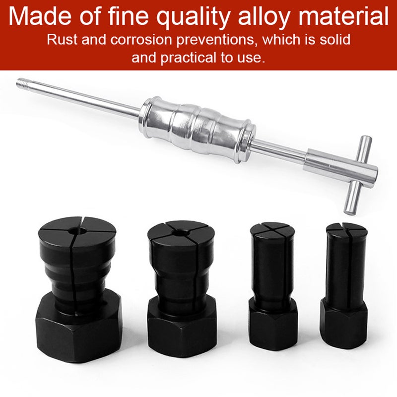 Bearing Remove Tool 12Pcs Black Alloy Material Rust Resistant Bearing Pullers Set - Wide Application Range Long Service Time for Mechanical Repair Maintenance - Image 4