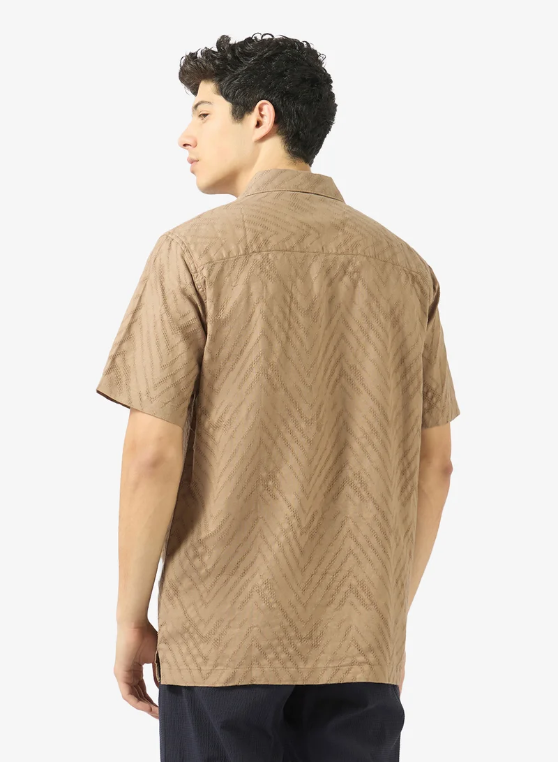 Ripples Mens Resort Collar Shirt