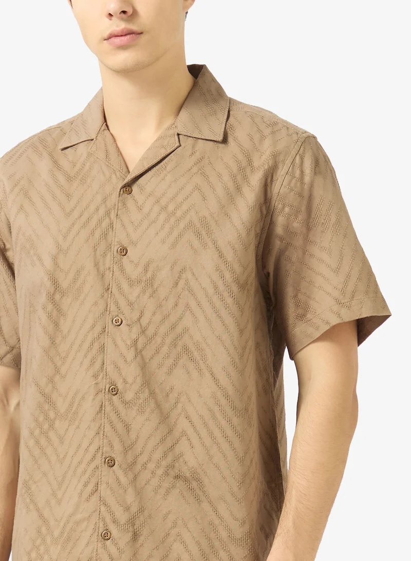 Ripples  Mens Resort Collar Shirt for Men | Best Price UAE