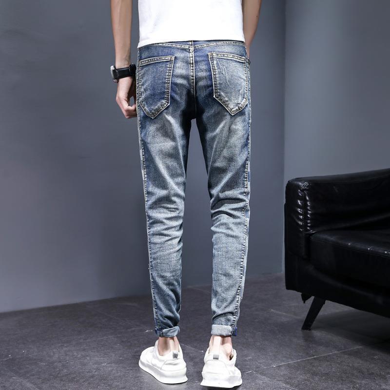 Unisex Classic Denim Jeans Loose Fit Daily Outdoor Wear - Image 2