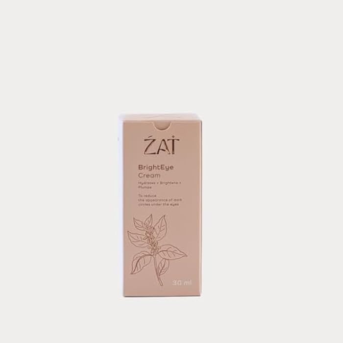 ZAT Bright Eye Cream, Dark Circle Treatment, 30ML with Vitamin E & Collagen & Hyaluronic - Image 2