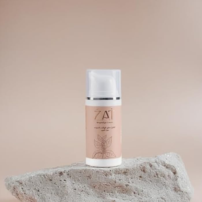 ZAT Bright Eye Cream, Dark Circle Treatment, 30ML with Vitamin E & Collagen & Hyaluronic - Image 3