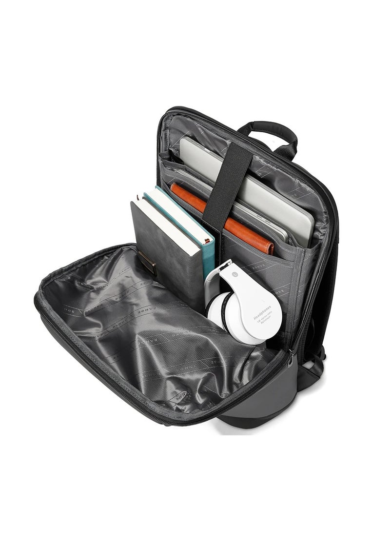 BANGE 2913 Business Men premium quality Fashion 15.6 in Laptop Backpack Unisex Black - Image 3
