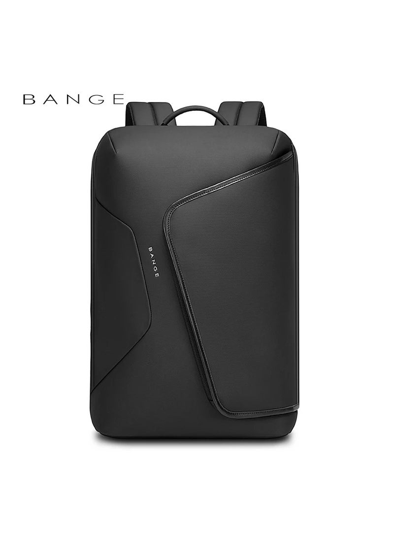 BANGE 2913 Business Men premium quality Fashion 15.6 in Laptop Backpack Unisex Black - Image 1