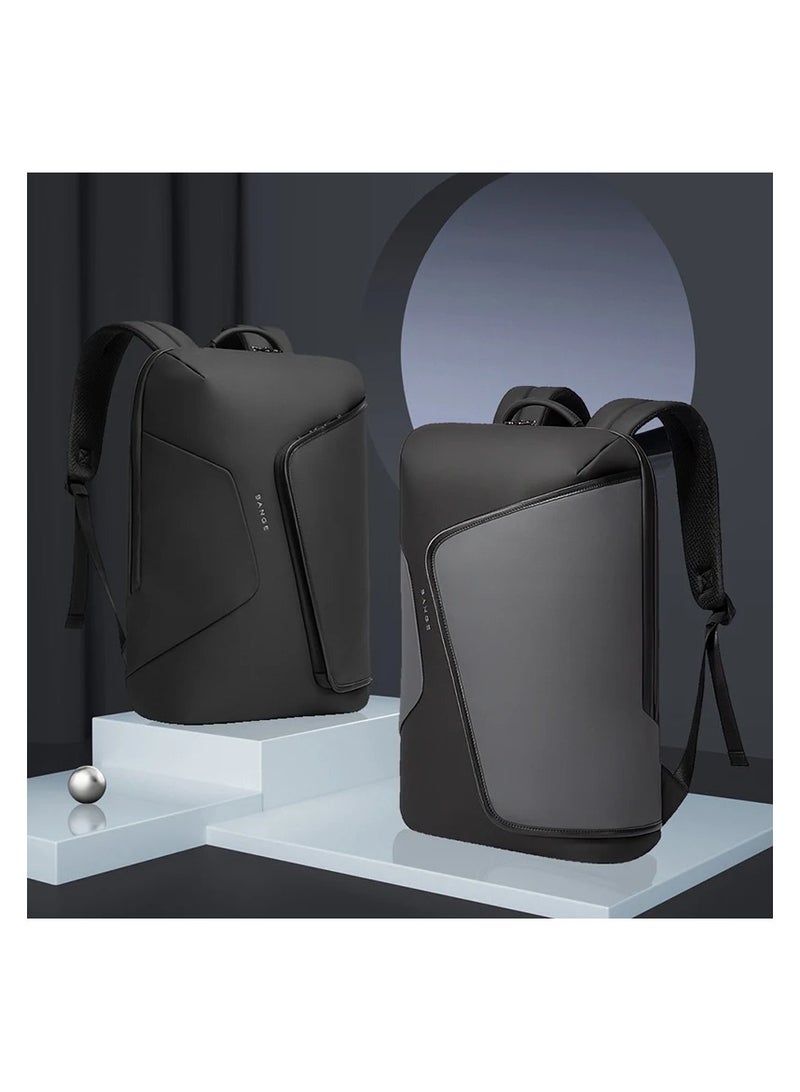 BANGE 2913 Business Men premium quality Fashion 15.6 in Laptop Backpack Unisex Black - Image 2