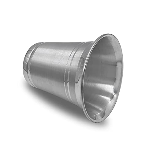 MAA SILVER Pure Silver Glass Tumbler BIS Hallmarked Perfect for Serving Water & Beverages (300ml Capacity)(97% Purity)(100 Grams Silver) - Image 3