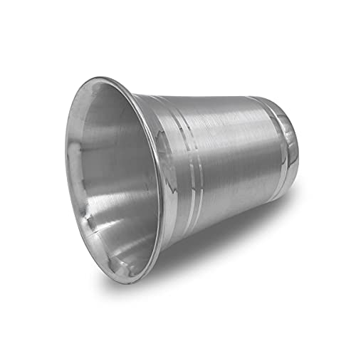 MAA SILVER Pure Silver Glass Tumbler BIS Hallmarked Perfect for Serving Water & Beverages (300ml Capacity)(97% Purity)(100 Grams Silver) - Image 2