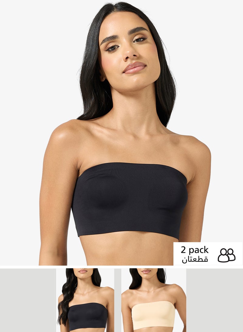 ايلا عبوتان حمالة صدر باندو بدون خياطة - Image 1