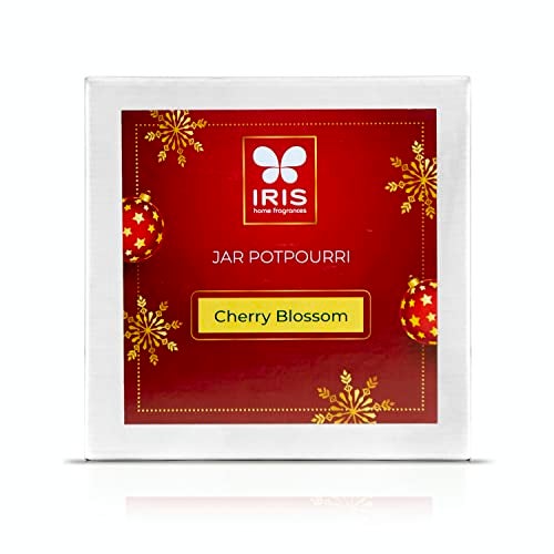 IRIS Jar Potpourri is a Combination of Dried Plant Material with Cherry Blossom Fragrance, Filled in Premium Ombre Glass jar.Fragrance :Cherry Blossom - Image 4