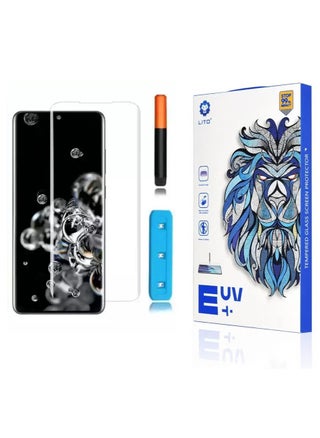 Lito Samsung Galaxy S20 Ultra Premium UV Liquid Glue Tempered Glass Screen Protector with Edge to Edge Coverage - pzsku/Z3452C5C5DFE238DC6C0CZ/45/_/1710816088/07c58d54-a121-4947-bf57-a9503b3f1363
