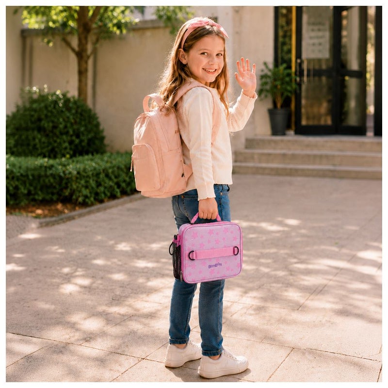 Bonbon - Insulated Kids Lunch bag With Bottle Holder - Star - Image 4