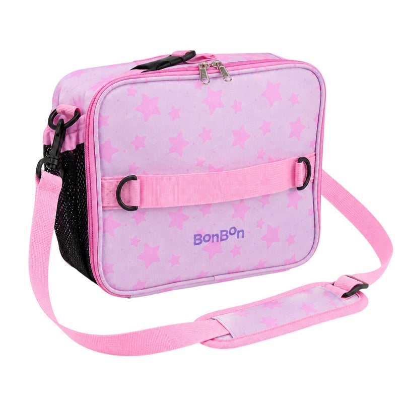 Bonbon - Insulated Kids Lunch bag With Bottle Holder - Star - Image 2