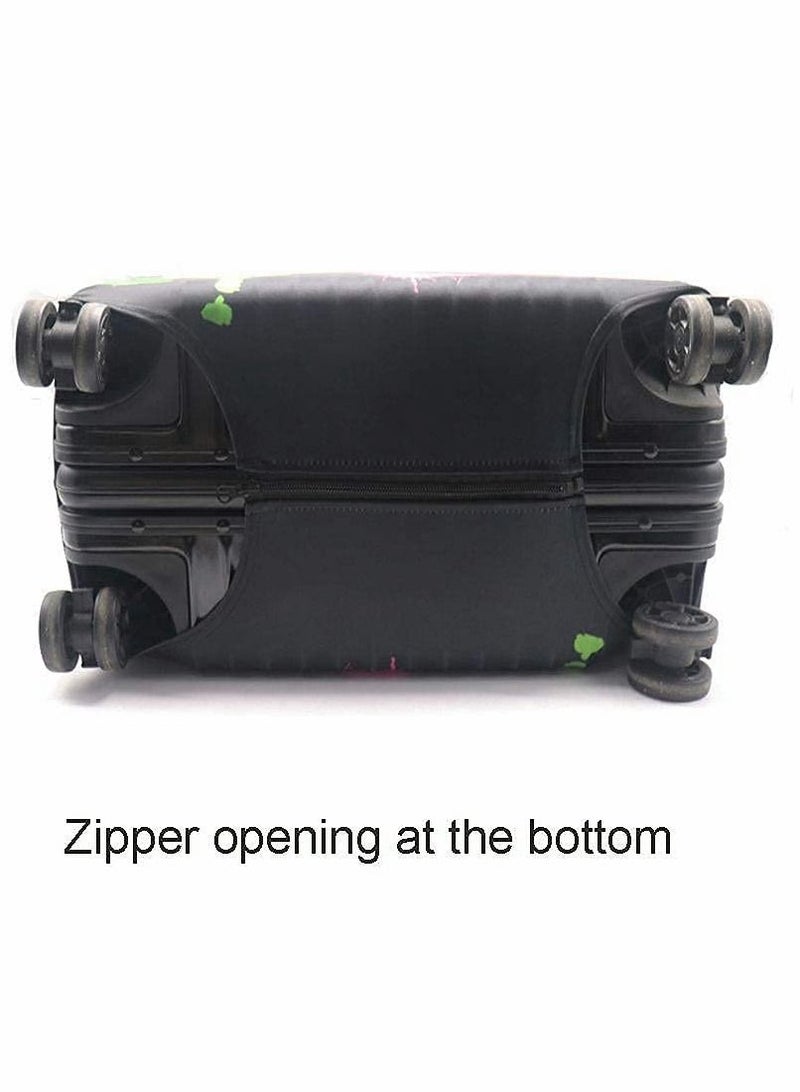 KASTWAVE Luggage Cover Washable Suitcase Protector Anti-scratch Suitcase Cover Fits 22-24 Inch Luggage (M) - Image 2