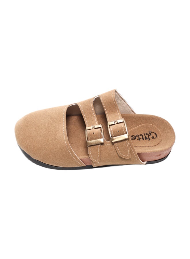 Glitter Winter Suede Clogs - Image 2