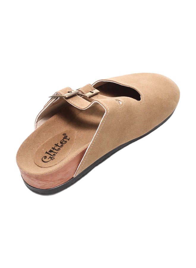 Glitter Winter Suede Clogs - Image 4