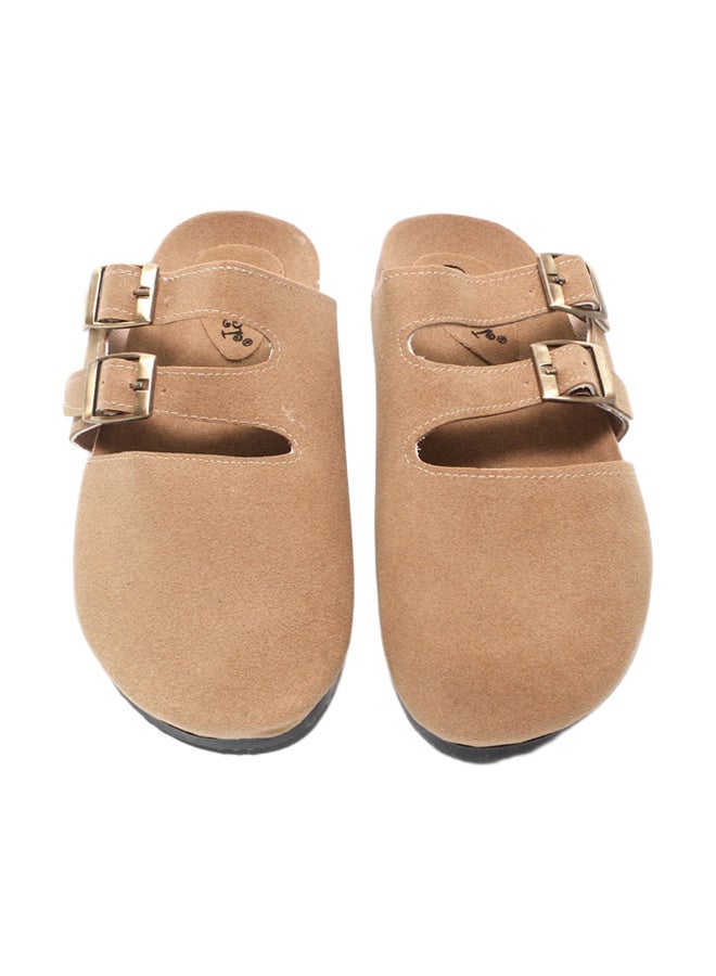 Glitter Winter Suede Clogs - Image 3