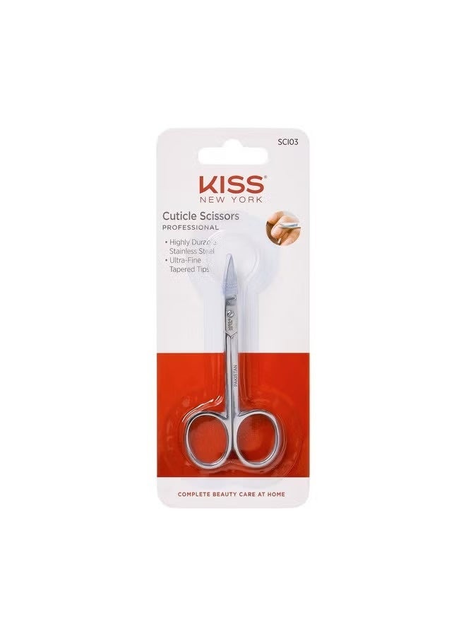 kiss new york Cuticle Scissor Silver - Image 1