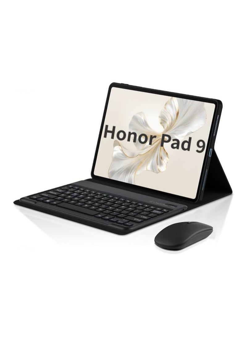 Compatible with Honor Pad 9 12.1-inch 2024; Bluetooth Keyboard Case with Mouse, Stand Case for Honor Pad 9 - Image 1