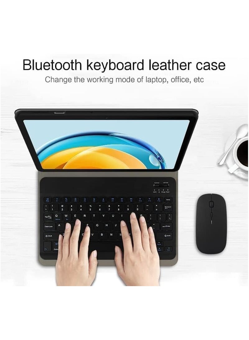 Compatible with Honor Pad 9 12.1-inch 2024; Bluetooth Keyboard Case with Mouse, Stand Case for Honor Pad 9 - Image 4