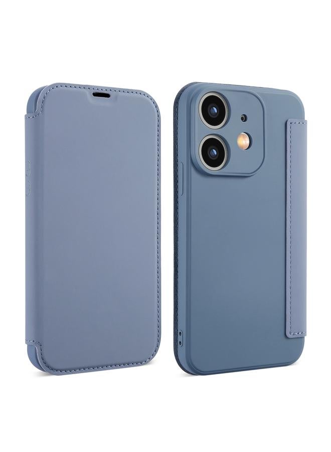 Zaboon Case For iPhone 11 Imitate Liquid Skin Feel Leather Phone Case with Card Slots - Image 1