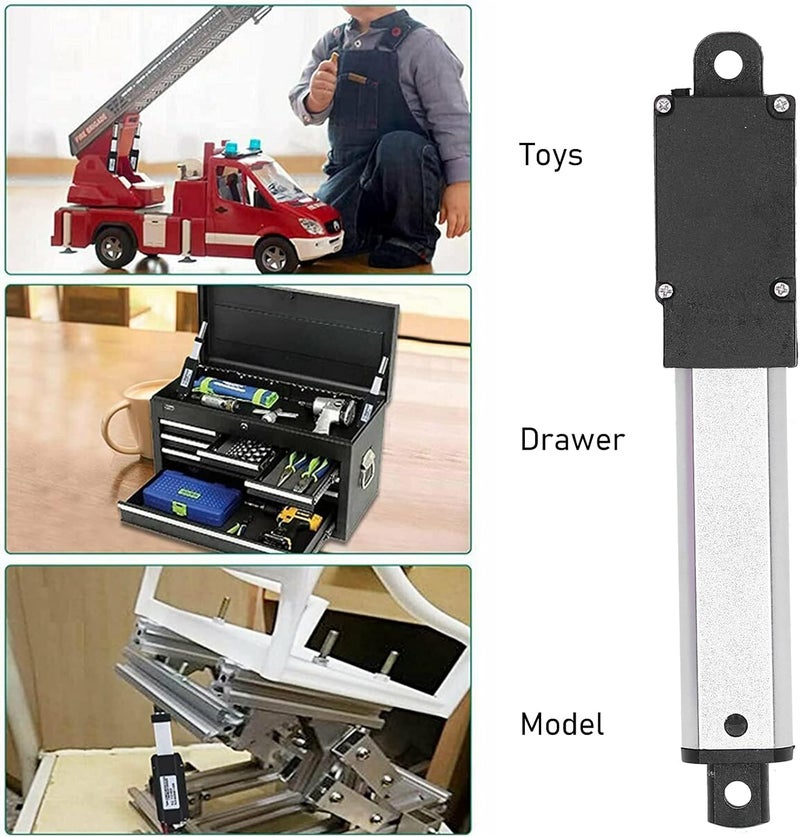 klarako Micro Motion Actuator Kit, Mini Electric Linear Actuator IP54 Waterproof DC 12V Automatic for DIY(Thrust 60N speed 15mm/s) - Image 4
