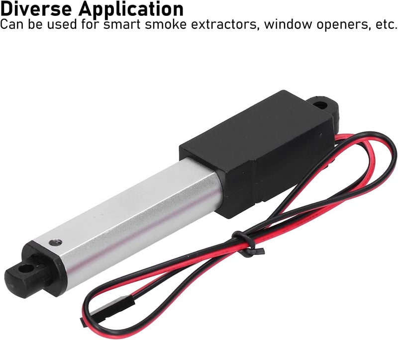 klarako Micro Motion Actuator Kit, Mini Electric Linear Actuator IP54 Waterproof DC 12V Automatic for DIY(Thrust 60N speed 15mm/s) - Image 5