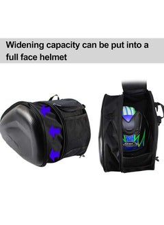 Generic Motorcycle saddle bag, motorcycle bag, side bag, helmet bag, bilateral multifunctional travel and cycling bag  - Image 4