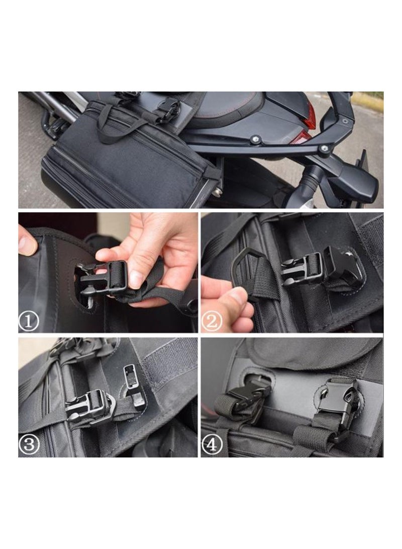 Generic Motorcycle saddle bag, motorcycle bag, side bag, helmet bag, bilateral multifunctional travel and cycling bag - Image 5