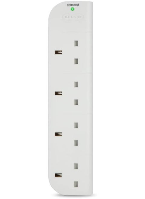 4 Outlet Socket Surge Protector 1-Meter Power Extension Cord