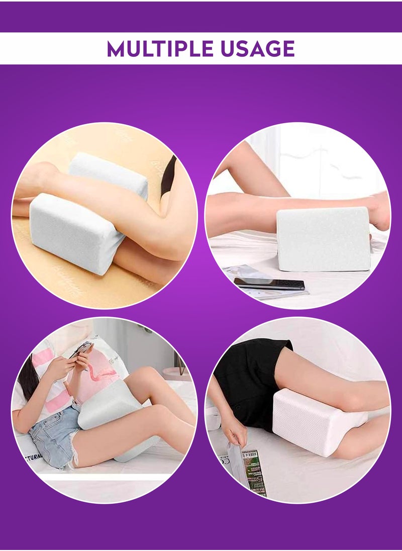 PARRY LIFE - وسادة دعم الساق للحمل قماش أبيض 25 × 20 × 16 سم - Image 1