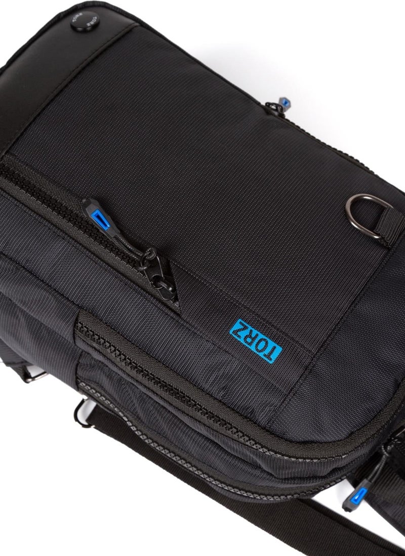Torz Men's Cross Chest and Backpack Bodybag Functional Waterproof Fabric Tablet Shoulder Bag  - Image 5