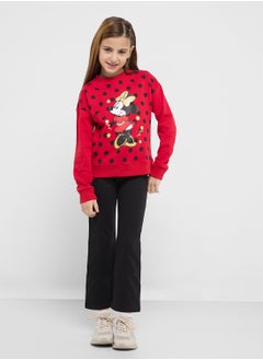 Disney Minne Mouse Graphic Sweat Shirt  - Image 4