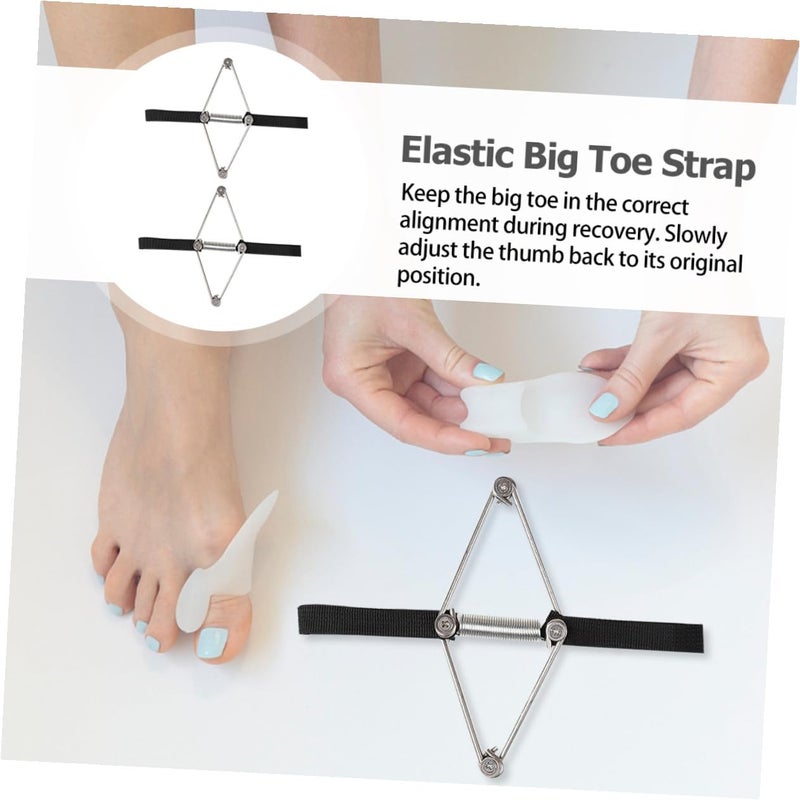2 Pcs Elastic Toe Stretcher Bands For Hallux Valgus Relief And Foot Alignment - Image 4
