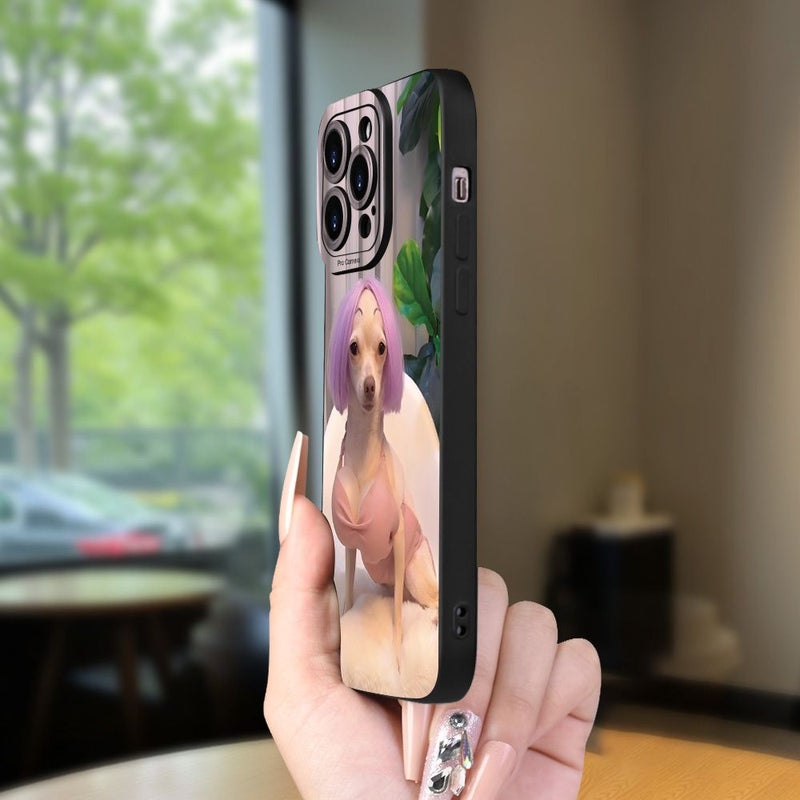 غلاف حماية للهاتف iPhone 11 بتصميم جرو مشهور على الإنترنت، مع لمسة نهائية غير لامعة سوداء، نمط لطيف ومقاوم للسقوط - Image 5