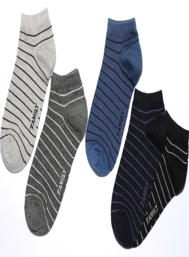 فتاه مجموعة من 5 شرابات قطن سوكيت ناعم للرجال