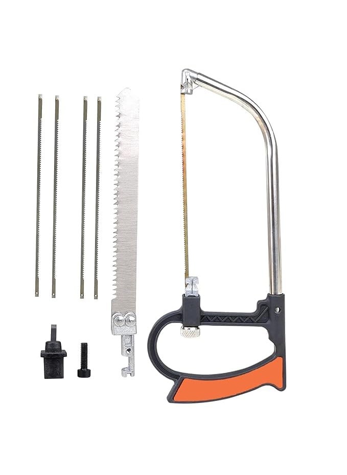 ARUDIP ARUDIP MultiPurpose Magic Saw Set 8in1 Hand Saw Kit with Storage Case Metal Frame  - Image 3