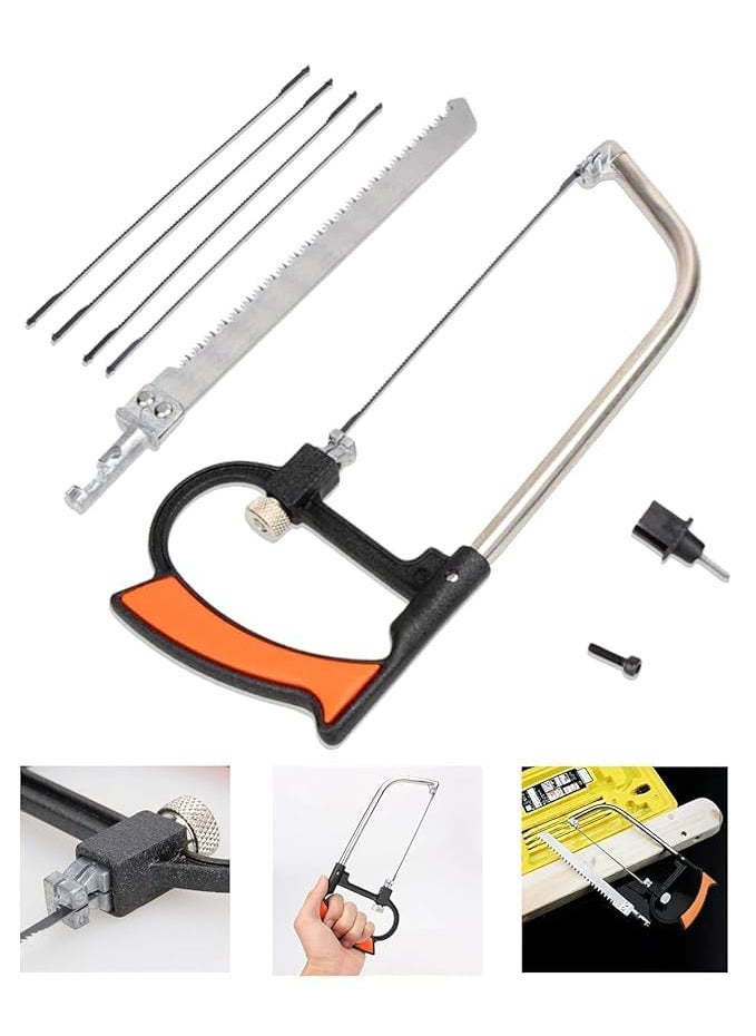 ARUDIP ARUDIP MultiPurpose Magic Saw Set 8in1 Hand Saw Kit with Storage Case Metal Frame  - Image 2