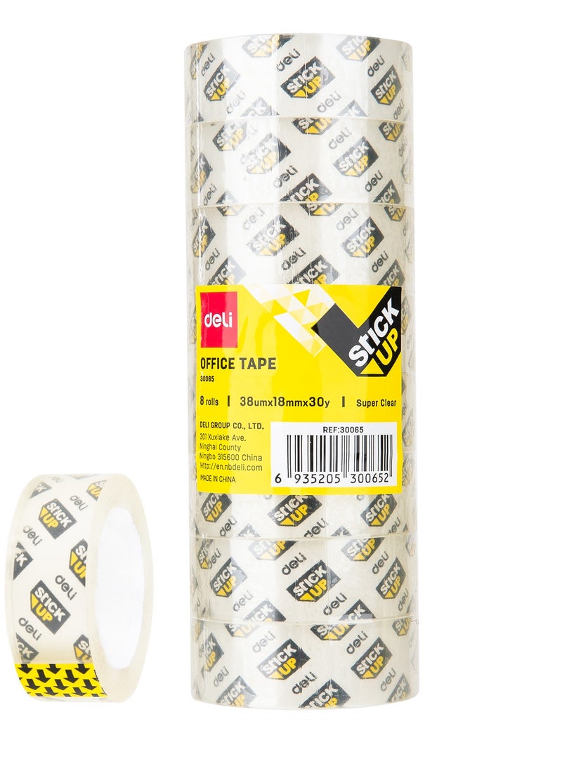 Deli clear office tape 18mmx30y