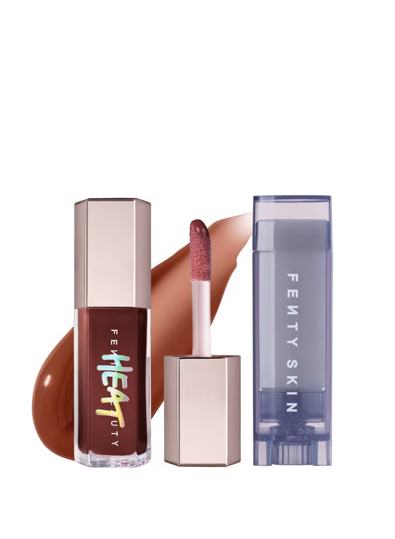 فنتي بلسم الشفاه فينتي بيوتي جلوس بومب هيت إكس لوكس: هوت شوكوليت هيت - Image 1