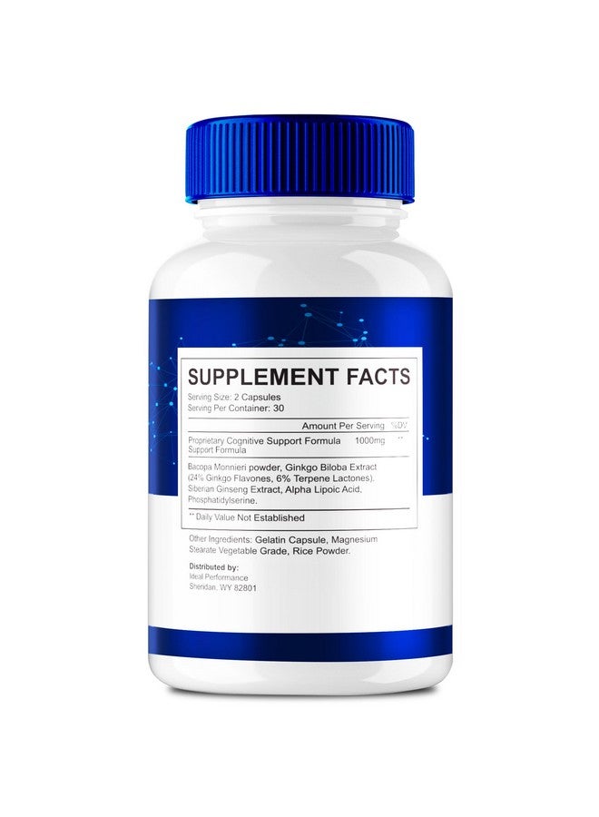 IDEAL PERFORMANCE Memoforce Pills, Memoforce Supplement Capsules, Memoforce Advanced Formula, Memoforce Reviews (60 Capsules) - Image 2