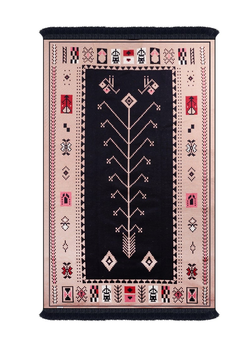 بيج هوم سجادة قابلة للعكس للاستخدام الداخلي والخارجي من **BiggHome SA1534A**، بحجم **47.25 × 70.85 بوصة** - Image 2