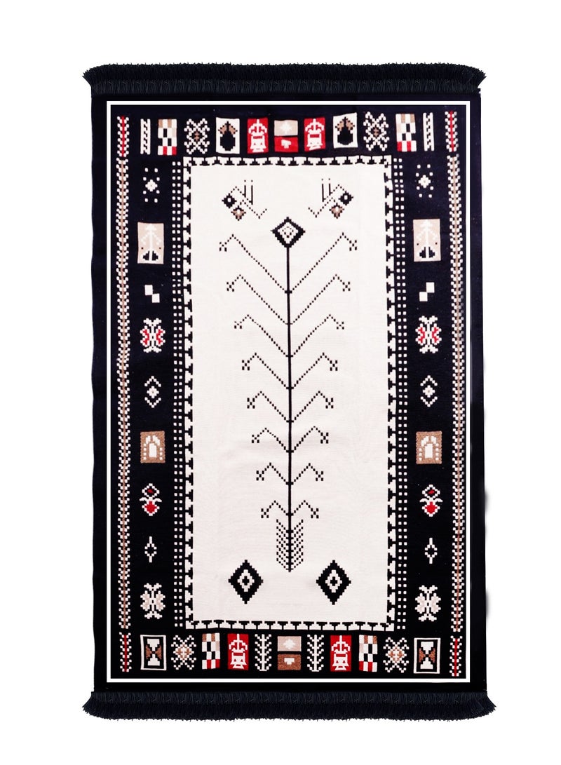 بيج هوم سجادة قابلة للعكس للاستخدام الداخلي والخارجي من **BiggHome SA1534A**، بحجم **47.25 × 70.85 بوصة** - Image 3