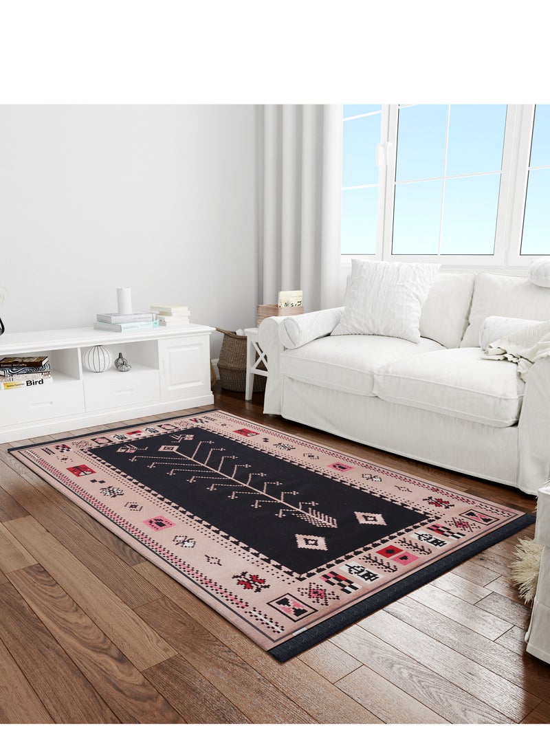 بيج هوم سجادة قابلة للعكس للاستخدام الداخلي والخارجي من **BiggHome SA1534A**، بحجم **47.25 × 70.85 بوصة** - Image 5