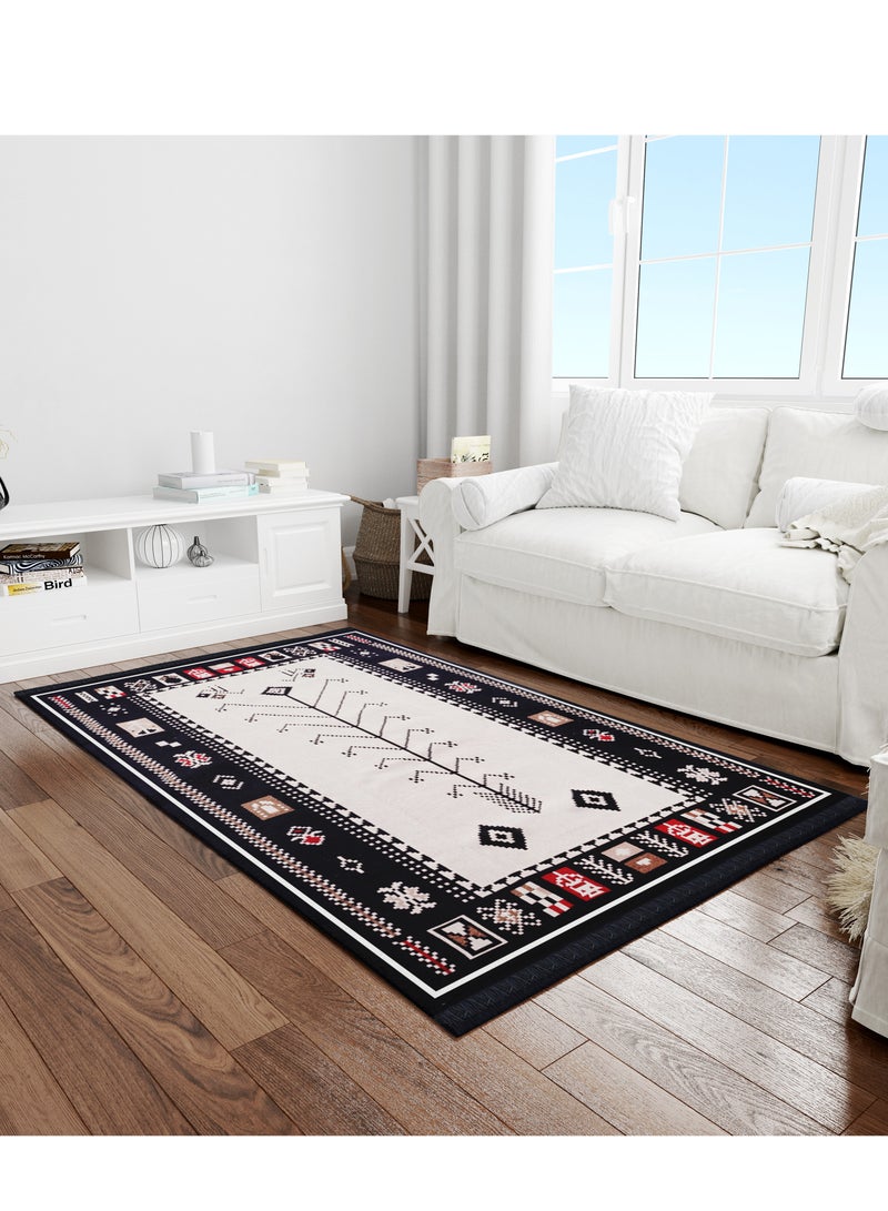 بيج هوم سجادة قابلة للعكس للاستخدام الداخلي والخارجي من **BiggHome SA1534A**، بحجم **47.25 × 70.85 بوصة** - Image 1
