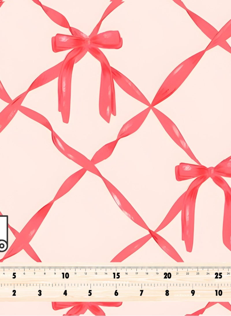 Vellato Al Lail Aramny Silk Fabric By The Yard Pink Ribbons Jalabiya Makhweer Dressmaking 58 Inches Width - Image 4