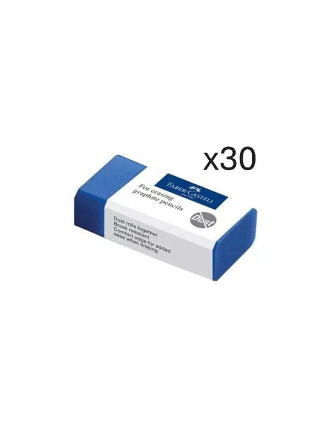 فابير كاستل ممحاة فائقة النظافة خالية من PVC – علبة 30 - Image 1