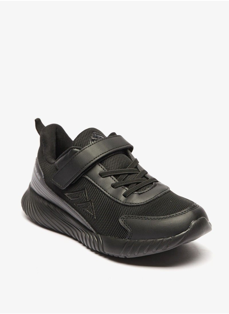 OAKLAN - Textured Low Ankle Sneakers with Hook and Loop Closure - Image 1