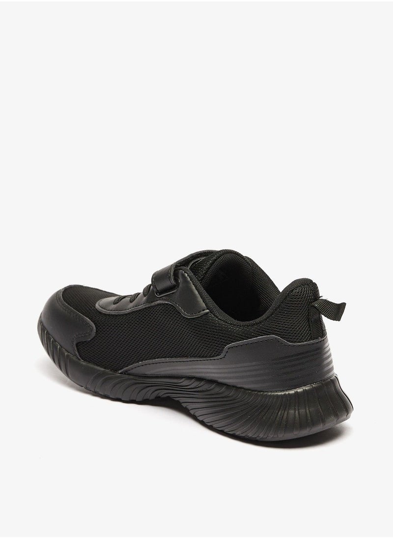 OAKLAN - Textured Low Ankle Sneakers with Hook and Loop Closure - Image 1
