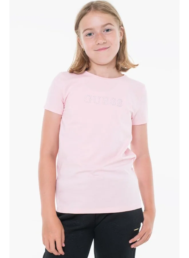 GUESS Kids Graphic Crew Neck T-Shirt