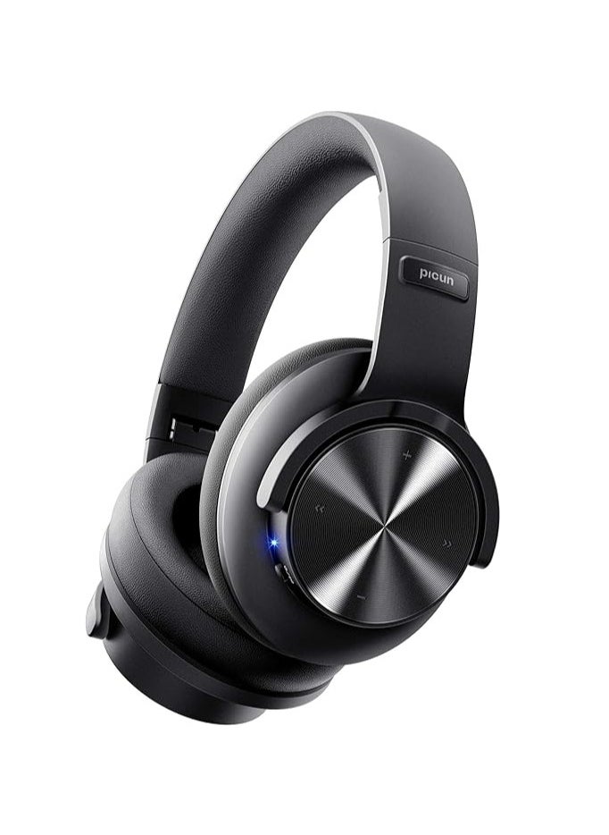 General - Picun B8 Bluetooth Headset, 120 Hours Wireless Bluetooth Headset with 3 Equalization Modes, Low Latency, Hands-Free Calling, Travel, Home - Image 1